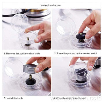 kitchen accessories tools gas stove knob safety cover